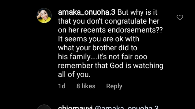 Yul Edochie’s Brother, Linc Reacts After Being Accused Of Being Mean And Hostile to May Yul-Edochie