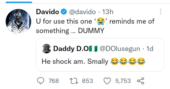 Davido reacts as APC member, Dada Olusegun mocks him after tribunal granted Oyetola’s request to challenge Ademola’s victory