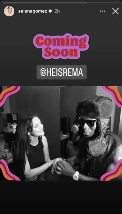 Selena Gomez Announces New Music With Rema After Loved-Up Video