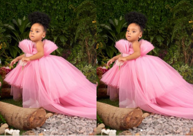 Toyin Lawani celebrates daughter’s first birthday in a lovely way (photos)