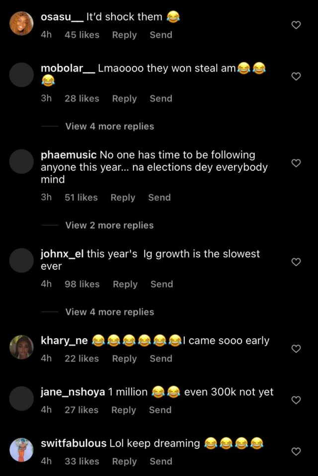 #BBNaija: “Should we tell her?” – Bella ridiculed for saying some of them (housemates) would have gained 1m followers on IG