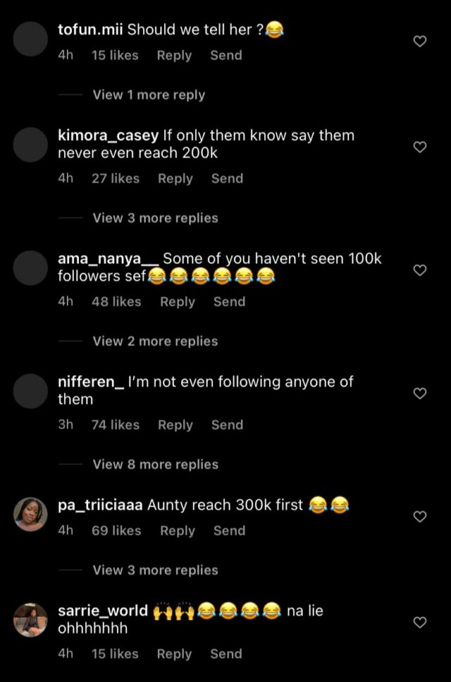#BBNaija: “Should we tell her?” – Bella ridiculed for saying some of them (housemates) would have gained 1m followers on IG