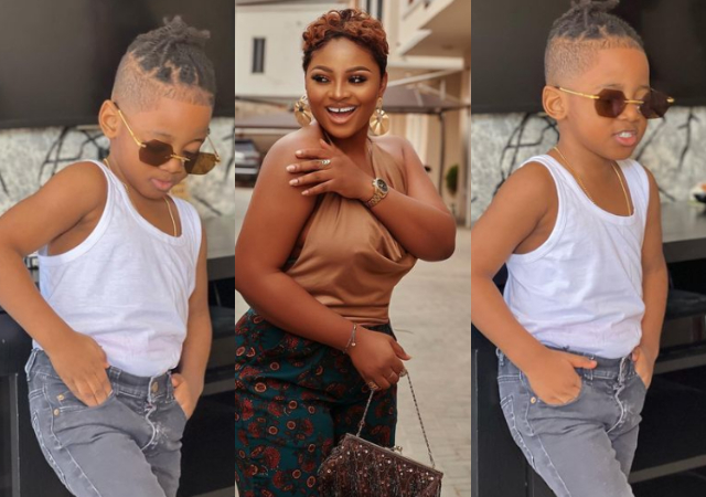 “Words can’t express how i feel but I know you’ll be an epitome of love & wisdom”- BBNaija Tega celebrates son’s 4th birthday [Photos]