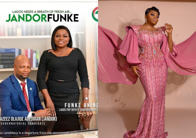 “You are a shining example of what it means to be a woman”- Jandor stirs reactions with epic birthday message for Funke Akindele