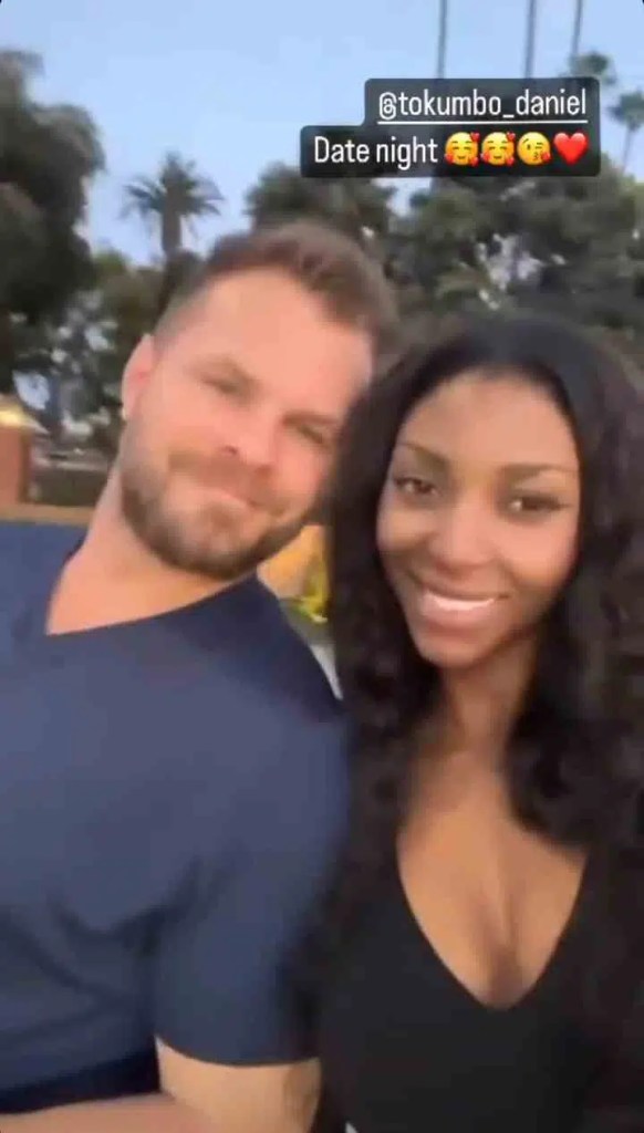 Korra Obidi’s estranged husband goes on a date with new Nigerian lady days after speaking about remarriage