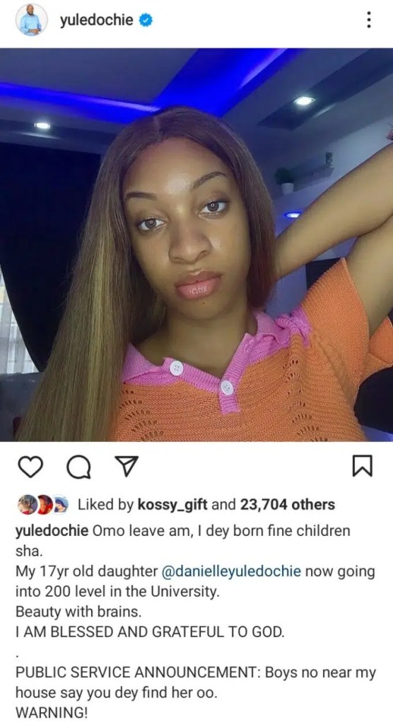 “For What You Did to Her Mother, This Girl Will Show You Pepper” – Yul Edochie Comes under Fire after Boasting about His Daughter’s Beauty