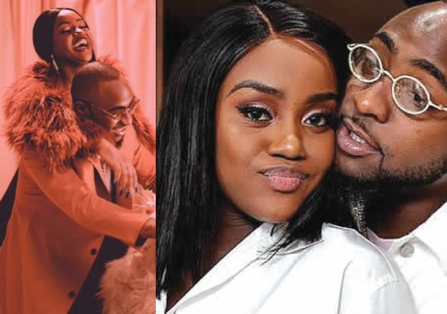 ‘My gist partner’ – Davido writes, shares picture of himself and Chioma on video call, days after acknowledging his fourth child