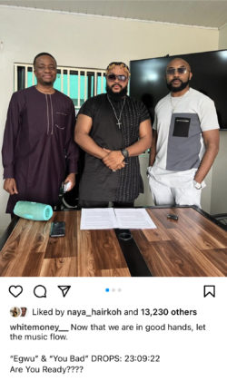 Whitemoney Announces Music Deal With Banky W’s EME