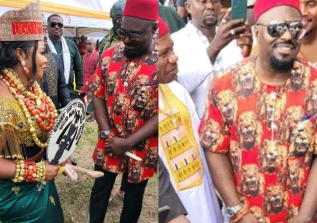 Actor, Jim Iyke conferred with a chieftaincy title in Ghana