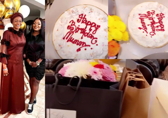 Actress, Eniola Badmus celebrates Remi Tinubu in a sweet way, treats her to a surprise birthday bash [Video]