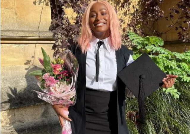 Dj Cuppy celebrates as she graduates from Oxford university