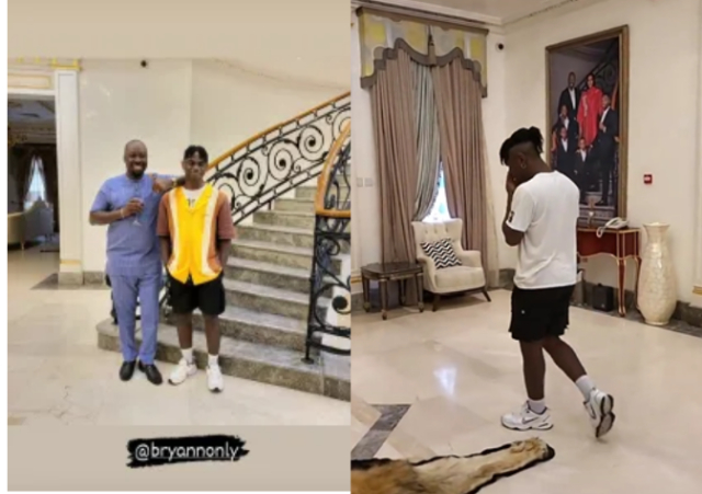 “He Has Never Bragged About Knowing Him” – Reactions as Billionaire Obi Cubuna Shares Moment Bryann Visited Him [Video]