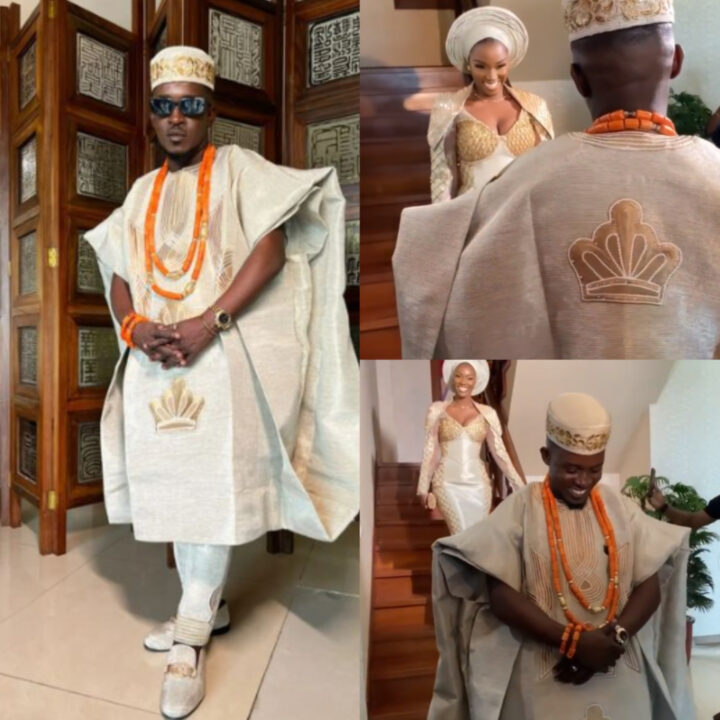 Hilarious moment woman charged newly-married rapper, MI Abaga to say ‘Amen’ while ‘Kabashing’ against side chic temptation [Video]