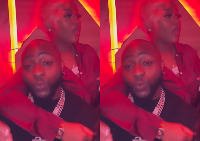 “I Dey Sure Say She Go Get Belle Again” – Cubana Chief Priest Shares Video Of Davido And Chioma Together Again