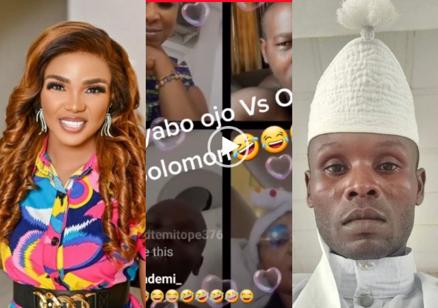 I can’t date a married man”- Iyabo Ojo responds as she gets wooed by Oba Solomon during IG live session [Video]