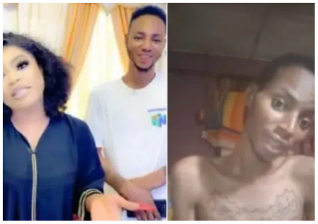 “I’m Suffering Ailment Idon’t Know Because Of This Tattoo”, Man Who Drew Bobrisky on His Arm Cries Out 
