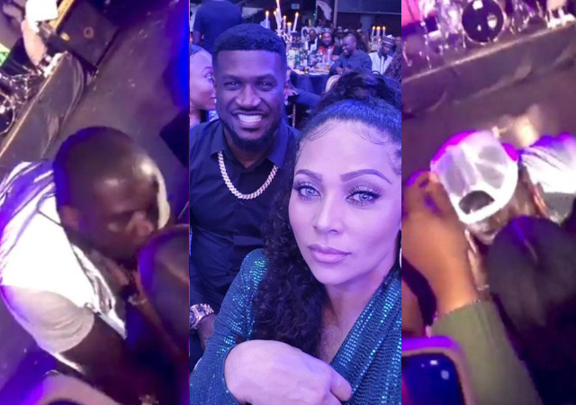 My wife no complain – Peter Okoye slams critics over video of him passionately locking lips with female fan