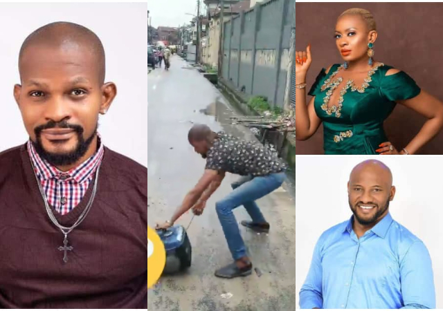 “One man, one wife” – Uche Maduagwu ‘drags’ Yul Edochie like ‘Tiger generator’ for blasting him over ‘unsolicited’ marriage advice [Video]