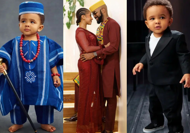 “Online aunties and uncles, meet your nephew, He’s hailing you in the 3rd photo”– Adesua Etomi-Wellington gushes over cute son