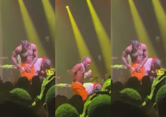 “Oya go home” – Old video of Burna Boy giving an idle concertgoer money to leave arena causes a stir [Video]