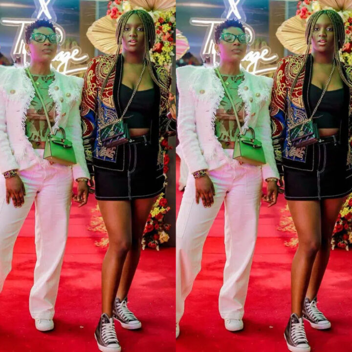 “See How Annie Is S3xualising Her Teenage Daughter” – Tuface and Annie Idibia’s Daughter’s Outfit to Tiwa Savage’s Event stirs reactions [Photos]