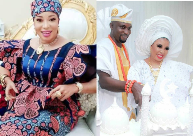 “What about his other wives”- Reactions as Actress Liz Anjorin swears that her husband has never cheated on her
