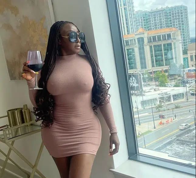 “Why are you not wearing bra?” – Ini Edo comes under fire over revealing photos