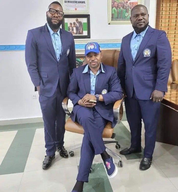 “Agberos in suit”- reactions as MC Oluomo unveils uniform for Lagos state parks [photos]
