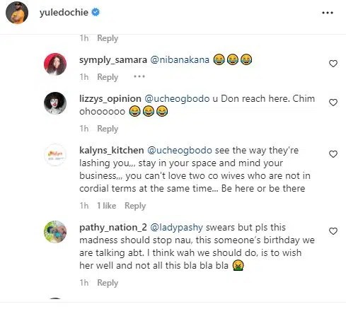 Actress Uche Ogbodo comes under fire over her reaction to Yul Edochie’s surprise on May’s birthday