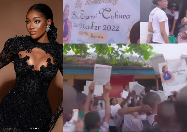 BBNaija’s Beauty tears up as fans give back to the community in celebration of her 25th birthday [Video]