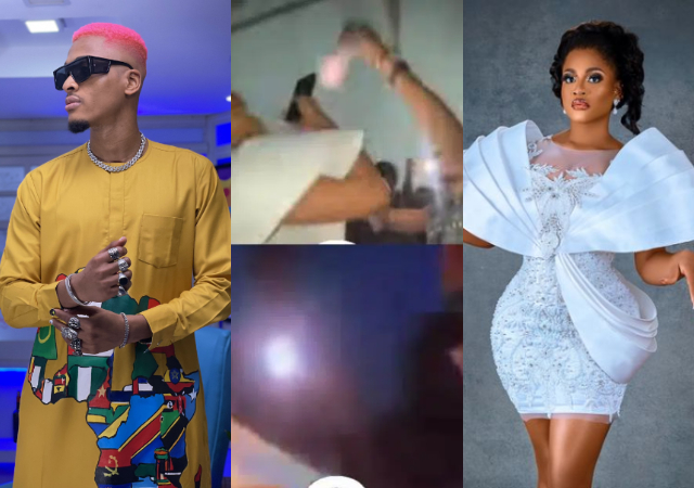 BBNaija’s Groovy makes it rain on Phyna at her victory party [Video]