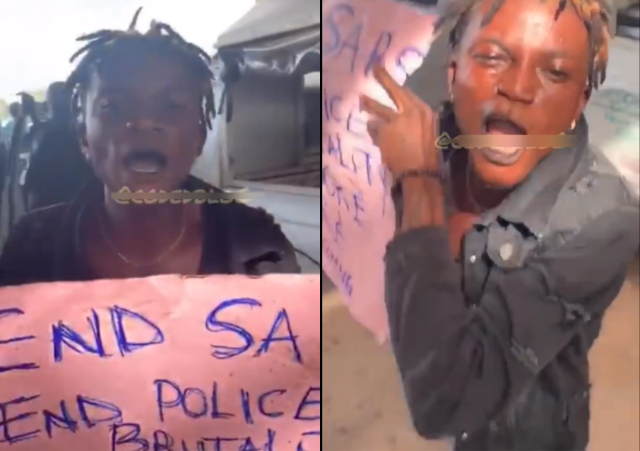 #ENDSARS: Portables shares throwback video of him protesting (video)