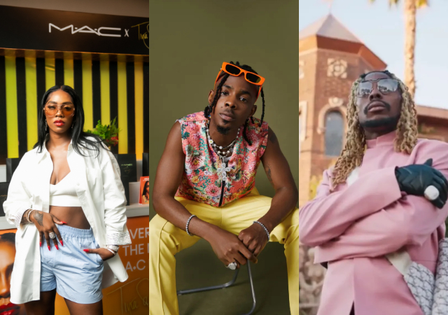 “Every track been sounding the same” – Speculations as Asake, Tiwa and Young Jonn spotted in studio [Video]