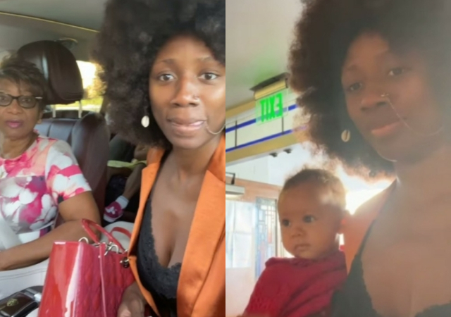 Fans in shock as Korra Obidi’s Mum insists she wears decent outfit, ‘drags’ her to church [Video]