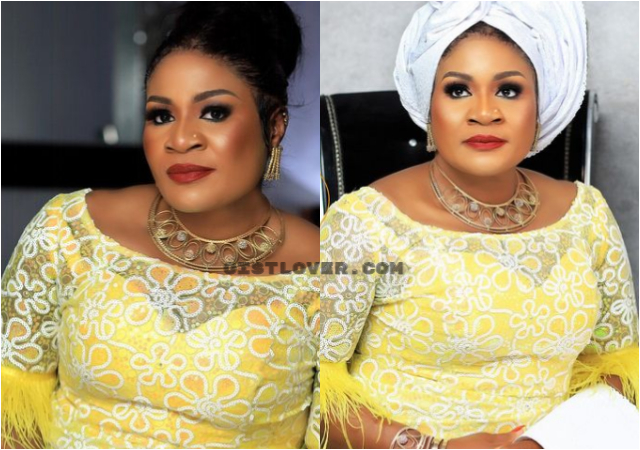 Mercy Aigbe’s co-wife, Funsho Adeoti prays for a life without regret as she marks 48th birthday