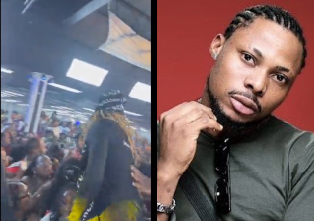 Moments singer Asake ran out of stage after his security’s gun was allegedly stolen (video)