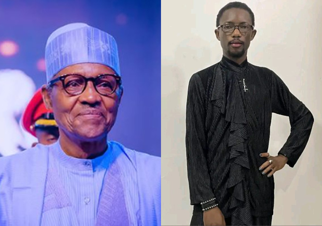 Nah the red lipstick confuse our Bubu – Netizens react as the Buhari expresses shock over the outfit of a National Award recipient [Video]