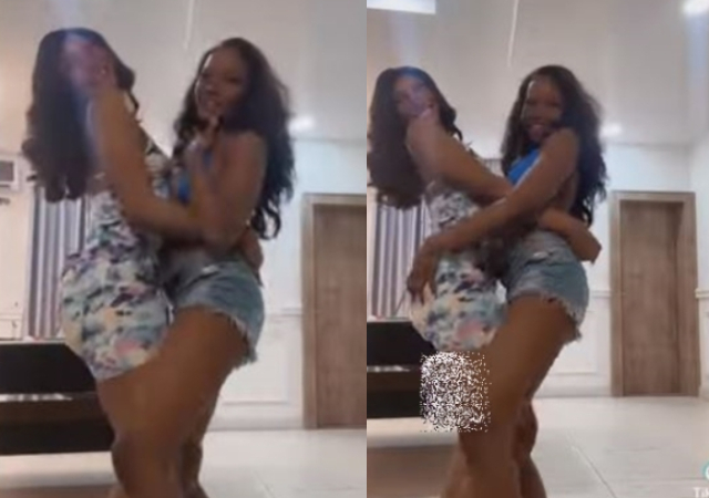 “Naso e dey start” – Ilebaye and Chomzy stirs reactions with recent steamy dance video