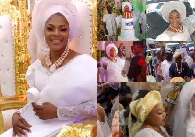 Ooni of Ife ties the not with sixth wife, Temitope Adesegun [video]