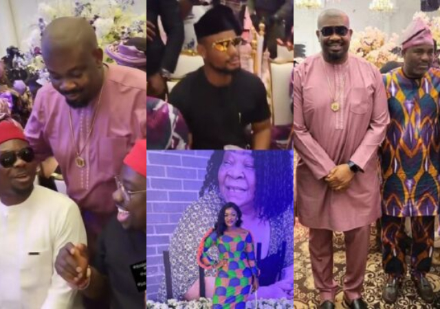 Photos and videos from Don Jazzy’s mother’s burial in Lagos