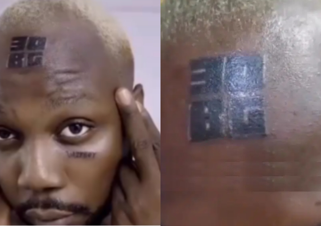 “Poverty Mentality” – Man Dragged Through the Mud for Tattooing ’30BG’ On His Forehead [Video]