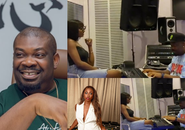 “She visited with her tear tear jeans” – Don Jazzy shares cute moment with BBNaija’s Doyin [Video]