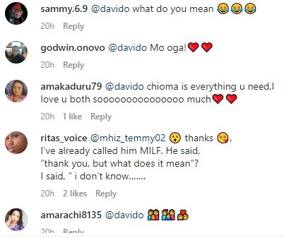 What do you mean- Reactions over Davido’s salacious comment to Chioma